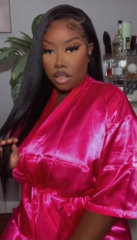 Image 4 of 360 Kinky Straight Lace Wig in 24”