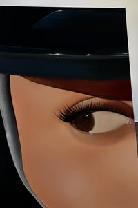 Image 3 of Becoming Her - Original Oil Painting on Canvas | Modern Abstract by Aziza Art