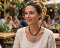 Image 1 of PEM-101 | Midnight Bloom Necklace