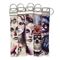 Image 1 of Creepy Print Key Fob
