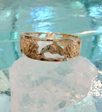 Image 2 of 14k ocean Hawaiian ring