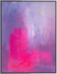 Image 1 of The Gentle Hour – Original Textured Acrylic Painting on Canvas | Modern Abstract by Aziza Art