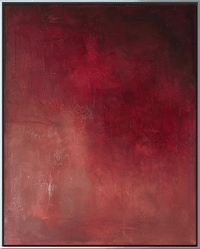 Image 1 of Eclipsed - Original Textured Acrylic Painting on Canvas | Modern Abstract by Aziza Art