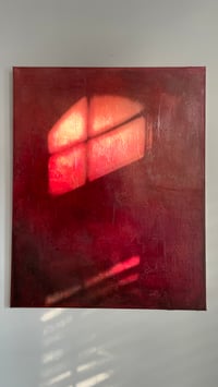 Image 3 of Eclipsed - Original Textured Acrylic Painting on Canvas | Modern Abstract by Aziza Art