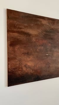 Image 2 of After the Fire - Original Textured Acrylic Painting on Canvas | Modern Abstract by Aziza Art