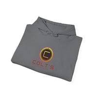 Image 5 of Colt's Clothing logo Hoodie | Minimal Retro Emblem sweatshirt