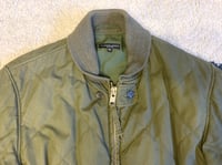 Image 2 of Engineered Garments quilted shawl collar bomber jacket, size M