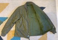 Image 4 of Engineered Garments quilted shawl collar bomber jacket, size M