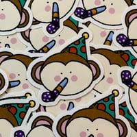 party monka sticker