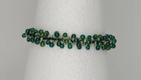 Image 3 of CDM-099 | Emerald Tide Cluster Bracelet