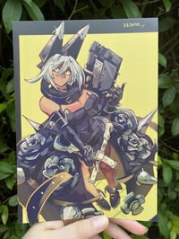 A5 Girls Frontline Elphelt Valentine Print