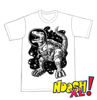 Image 1 of Tyrannosaurus Rex In Space Noosh XL T-shirt