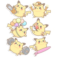 Image 1 of Pika Party Sticker Pack