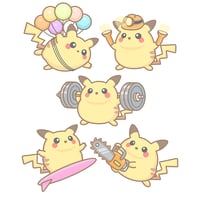 Image 1 of Pika Party Charms