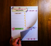Image 2 of Handmade Sort Your Sh#t Out Daily Planner Notepad, lined, notes, gift, day, list, organize, work