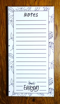 Image 1 of Handmade Notes Notepad, organize, pages, tasks, calls, gift, to do, lined, pad, list, stationery