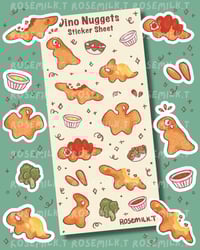 Image 1 of Dinosaur Sticker Sheets