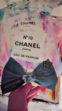 Image 2 of Handmade Denim Bow Ties