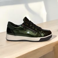 Image 1 of Ara Rei Low Forest Patent/ Suede