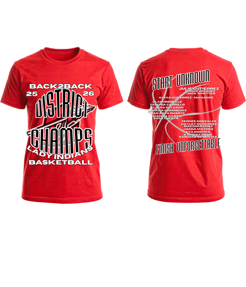 Image of Lady Indians District Champs Shirts