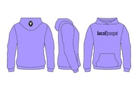 LocalHoops O.E Fleece Hoodie - Lavender/Black