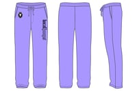 LocalHoops O.E Fleece Sweats - Lavender/Black