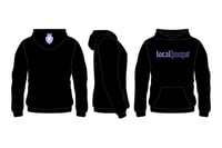 LocalHoops O.E Fleece Hoodie - Black/Lavender