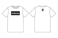 LocalHoops Block Tee- White/Black
