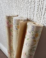 1980s Vintage Vymura Wallpaper Rolls - Nature Notes Wild Flowers Cottagecore - (Sets of 3 Rolls) thumbnail 14