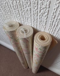 1980s Vintage Vymura Wallpaper Rolls - Nature Notes Wild Flowers Cottagecore - (Sets of 3 Rolls) – detail view 16