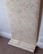 1980s Vintage Vymura Wallpaper Rolls - Nature Notes Wild Flowers Cottagecore - (Sets of 3 Rolls) thumbnail 10