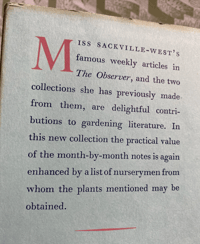 Image 2 of More for your Garden by Vita Sackville-West