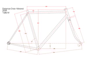 Image of DISPONIBLE - Distance Croix-Morand 2026 - Taille M - blanc nacré