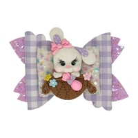 Large Easter Bunny in a Basket