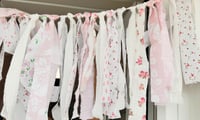 Image 1 of Shabby Chic Boho Rag Tie Garland