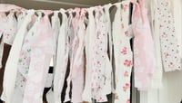 Image 4 of Shabby Chic Boho Rag Tie Garland