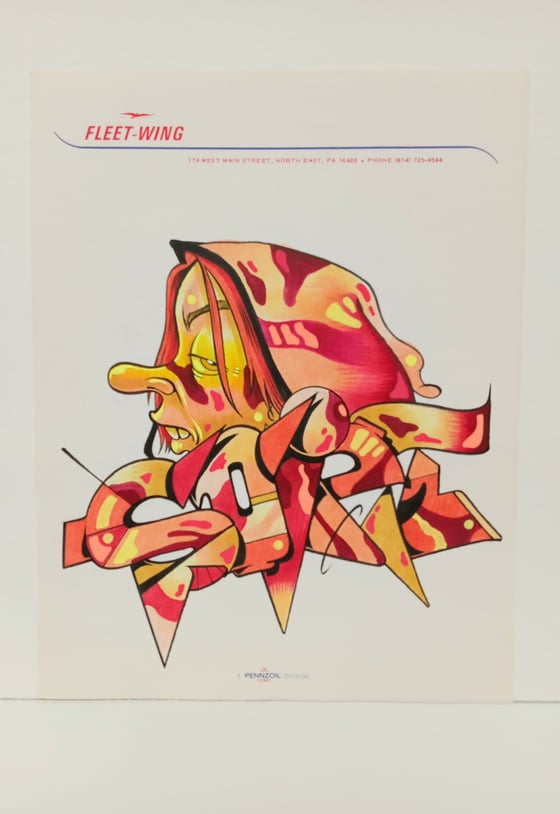 Image of Fleet Wing Letterhead Illustration 