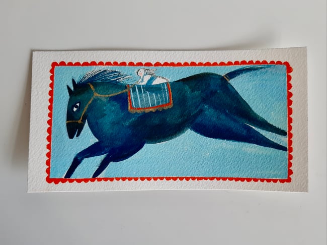 Flight of the horse 1 ~ Original painting