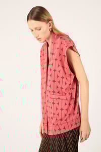 Image 2 of CARDIGAN METELDA CATENA CORALLO