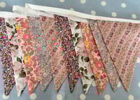 Image 3 of Liberty Fabric Floral Bunting
