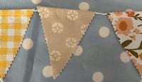 Image 2 of Shades Of Brown  Fabric Mini Bunting, Banner