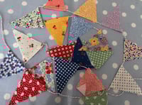 Image 1 of Moda Fabric  Mini Bunting, Banner, Flag