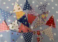 Image 1 of Moda Fabric Mini Bunting, Banner