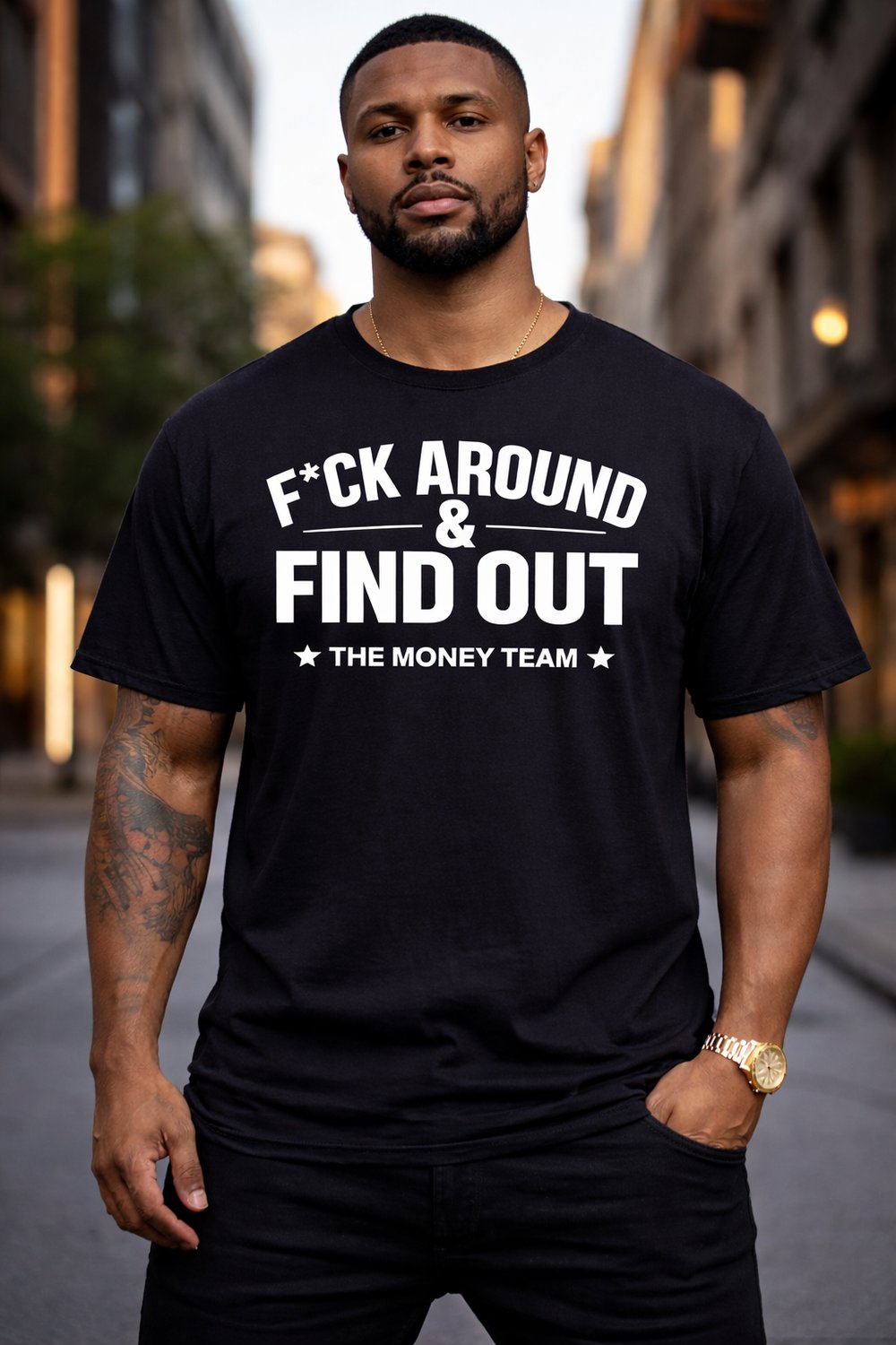 Image of F*ck Around & Find Out X The money team t-shirt 