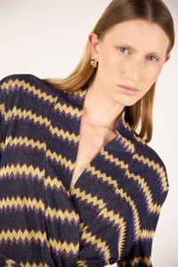 Image 1 of CARDIGAN MARYLIN CHEVRON GALASSIA