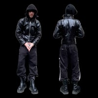 Image 5 of 1HIGH NECK REAL LEATHER JACKET