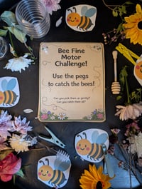 Image 3 of 🐝🌱 Bee Fine Motor Challenge Activity Set 🐝