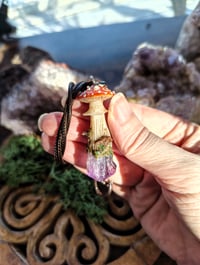 Image 2 of Amethyst Toadstool talisman 