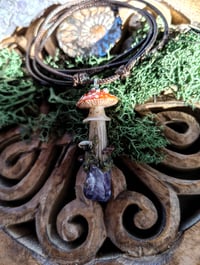 Image 3 of Amethyst Toadstool talisman 