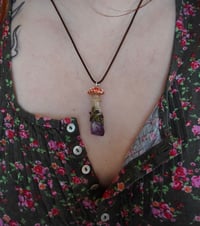 Image 4 of Amethyst Toadstool talisman 